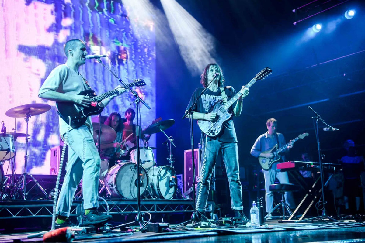 Image of King Gizzard & The Lizard Wizard performing at Laneway Sydney