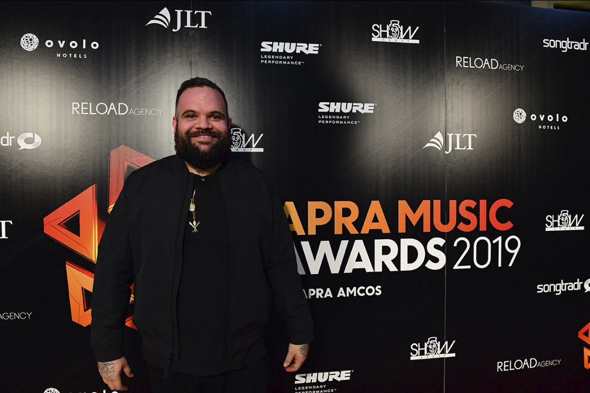 Briggs photographed at 2019 APRA Music Awards