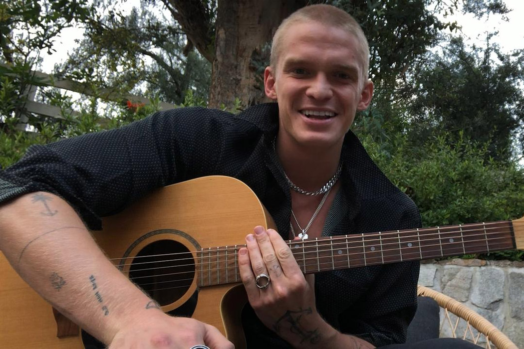 Cody Simpson performing for MTV Australia's Unplugged At Home Series