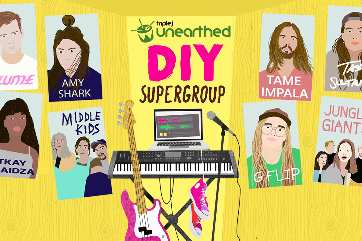 image for the triple j Unearthed DIY Supergroup