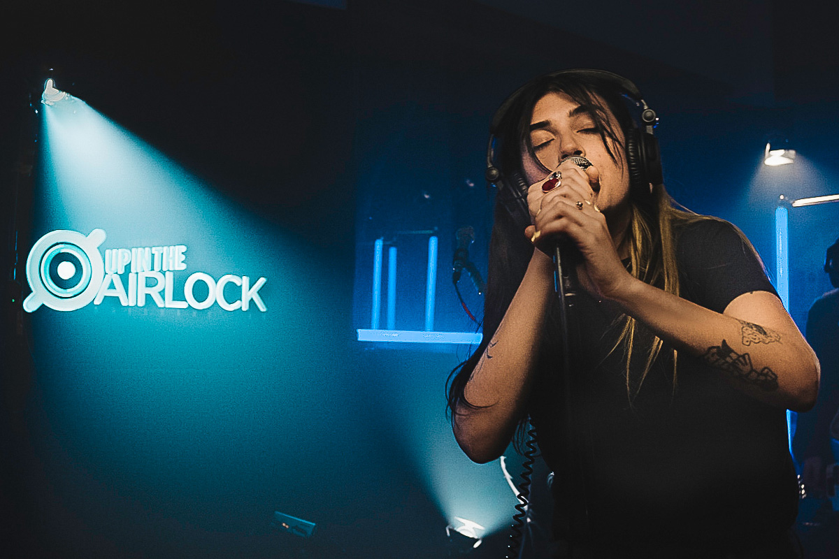 Image of WAAX performing for 'Up in The Airlock'