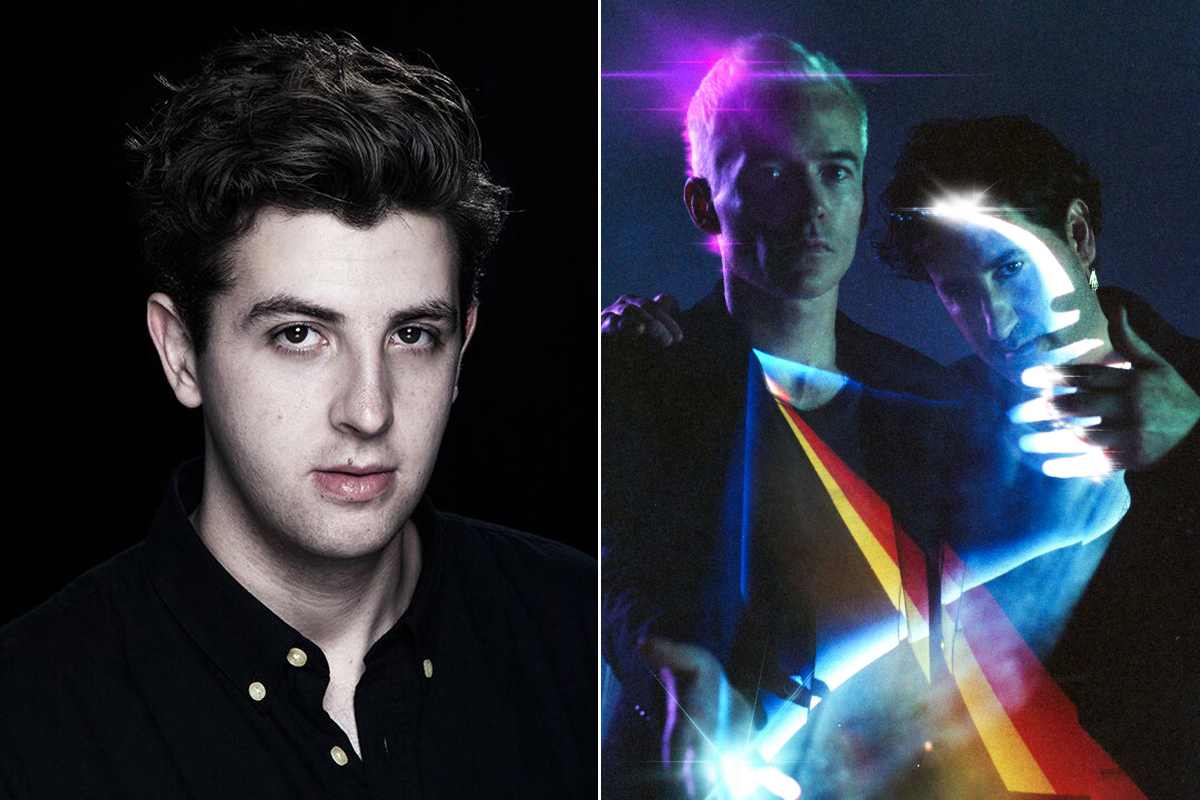 Two panel image of Jamie xx and The Avalanches