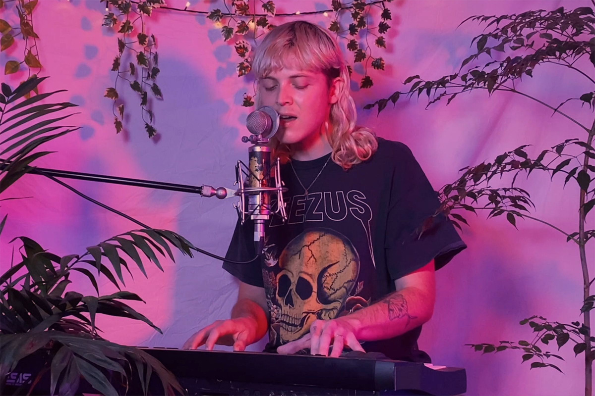 Tim Nelson of Cub Sport performing for Rolling Stone's 'In My Room' series