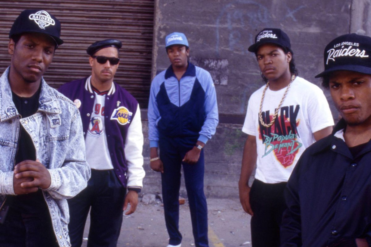Image of hip-hop group N.W.A