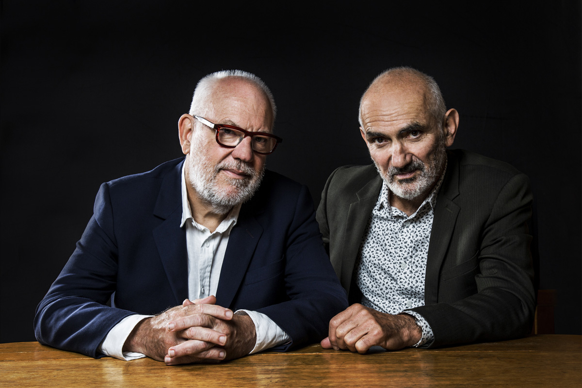 Promotional image of Paul Kelly and Paul Grabowsky