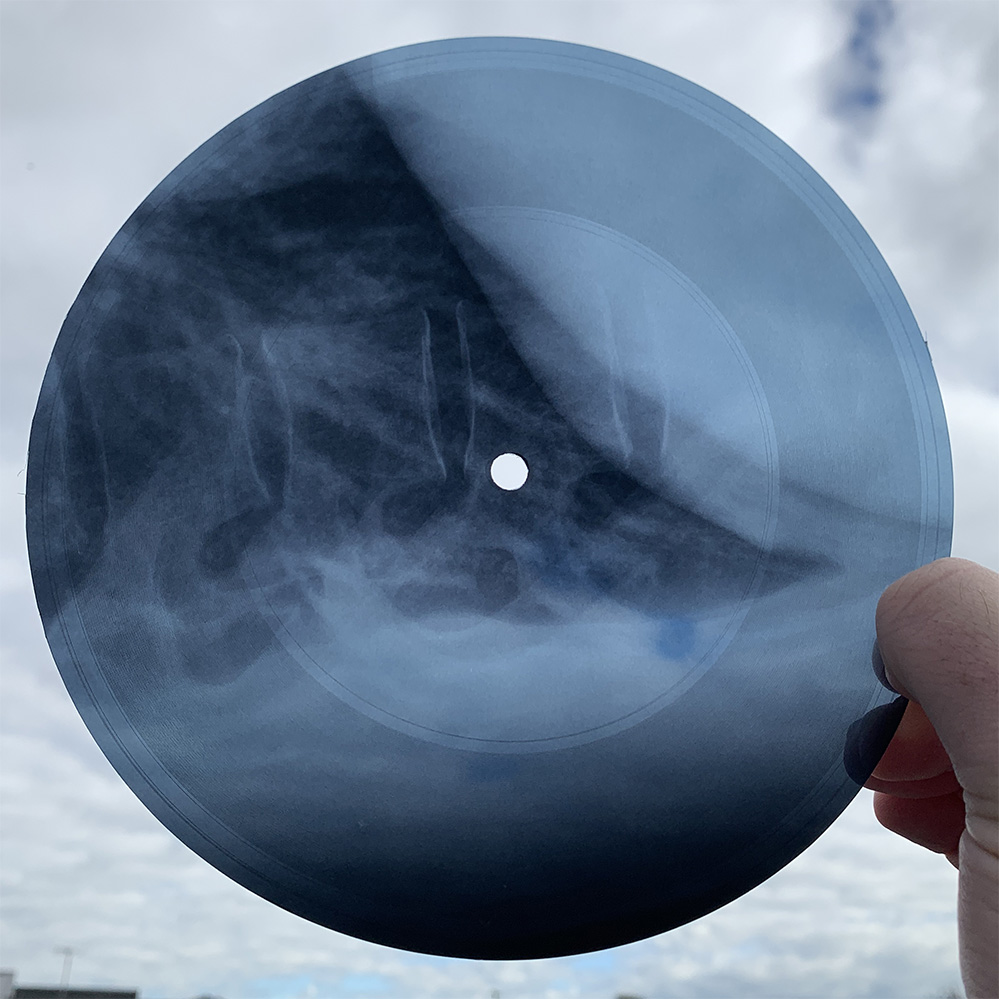 Image of the X-ray vinyl edition of The Avalanches' "Reflecting Light"