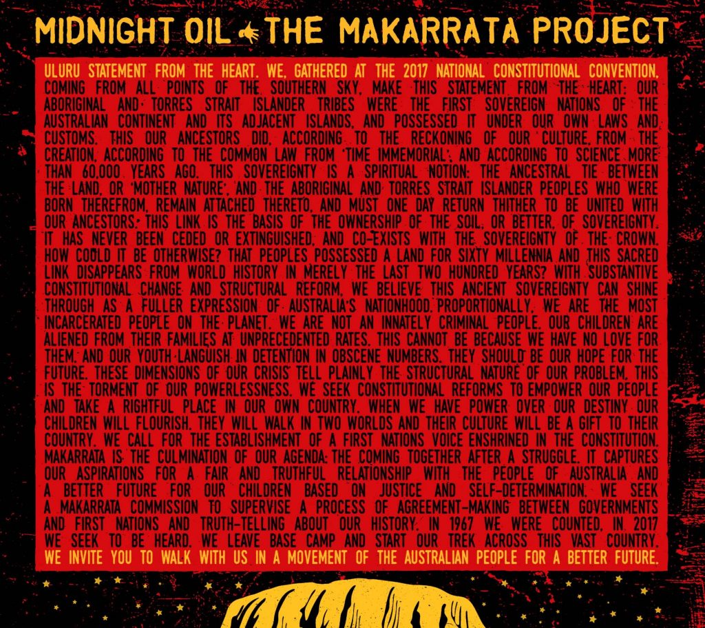 Image of 'The Makarrata Project' by Midnight Oil