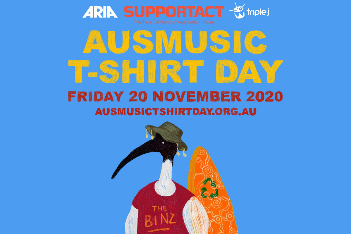 Promo image for Ausmusic T-Shirt Day 2020