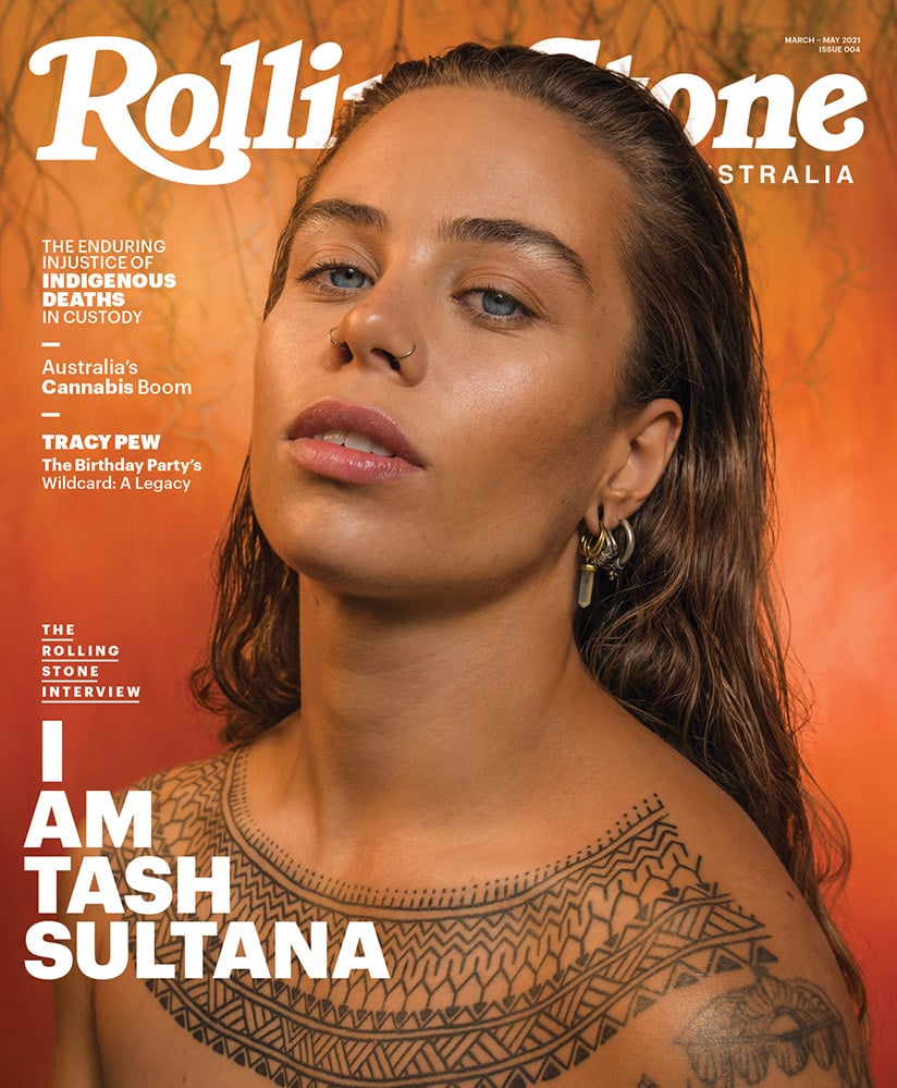 The new issue of Rolling Stone Australia, featuring Tash Sultana on the cover.