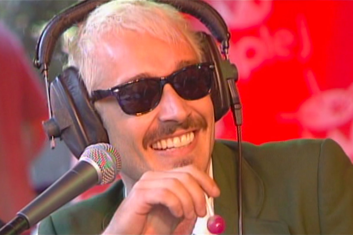 Daniel Johns at the broadcast of triple j's Hottest 100 of 2007 at The Domain in Sydney.