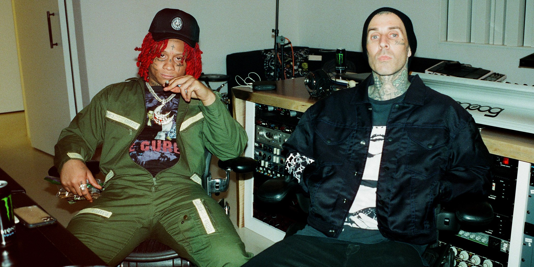 Trippie Redd and Travis Barker on The Creation Of NEON SHARK