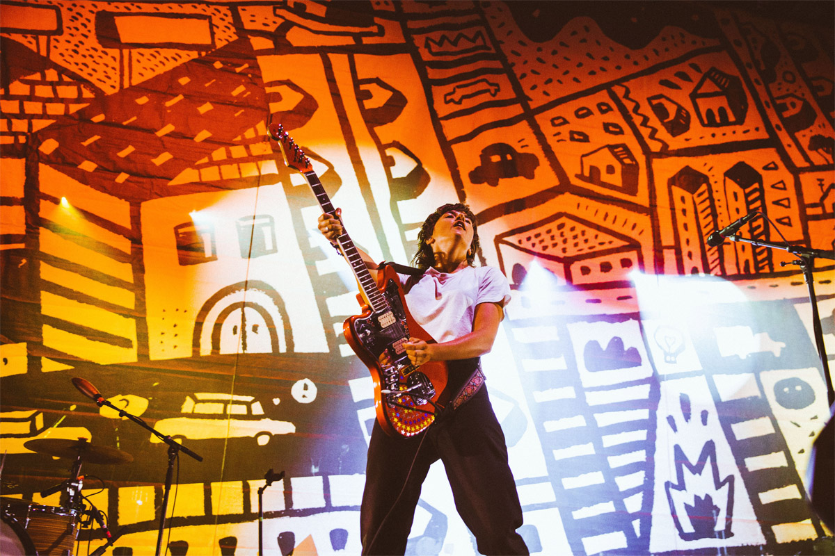 Image of Courtney Barnett performing live