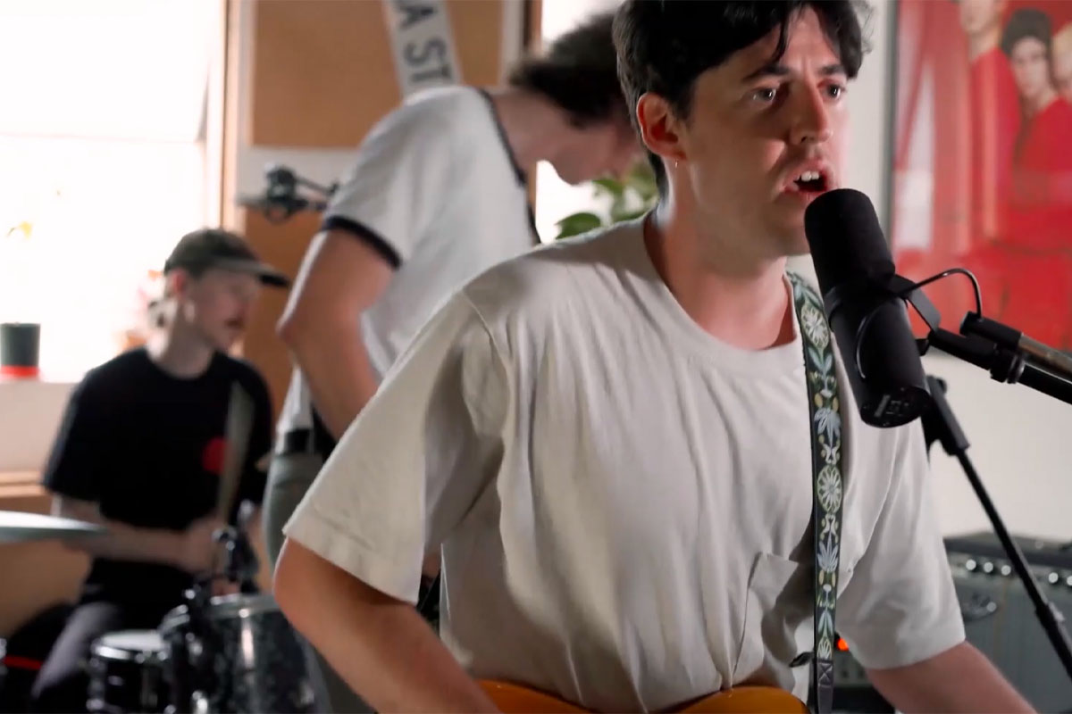 Image of Rat!hammock performing for Rolling Stone's 'In My Room' series.