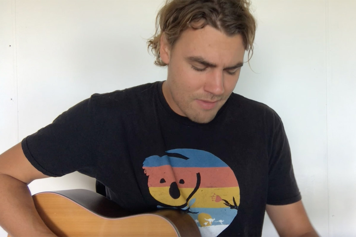 Image of Hein Cooper performing for our 'In My Room' series.