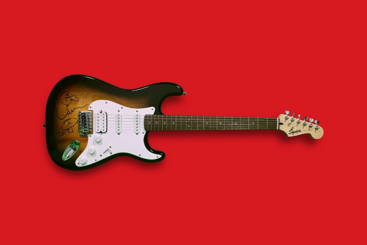 keith urban signed guitar fender