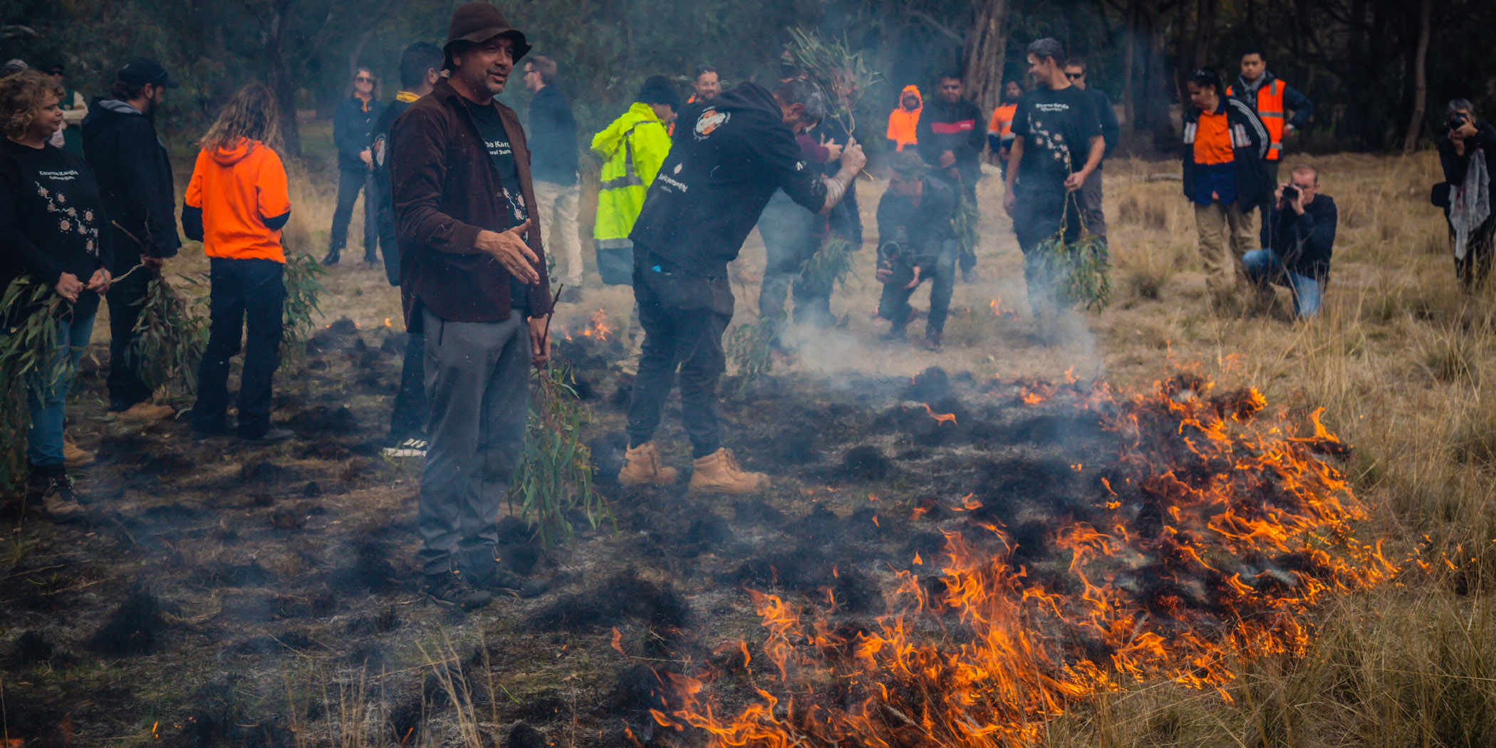 Image of climate activists Firesticks