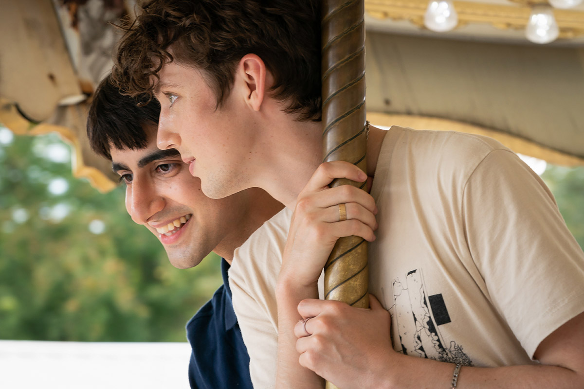Viviek Kalra and Troye Sivan in 'Three Months'.