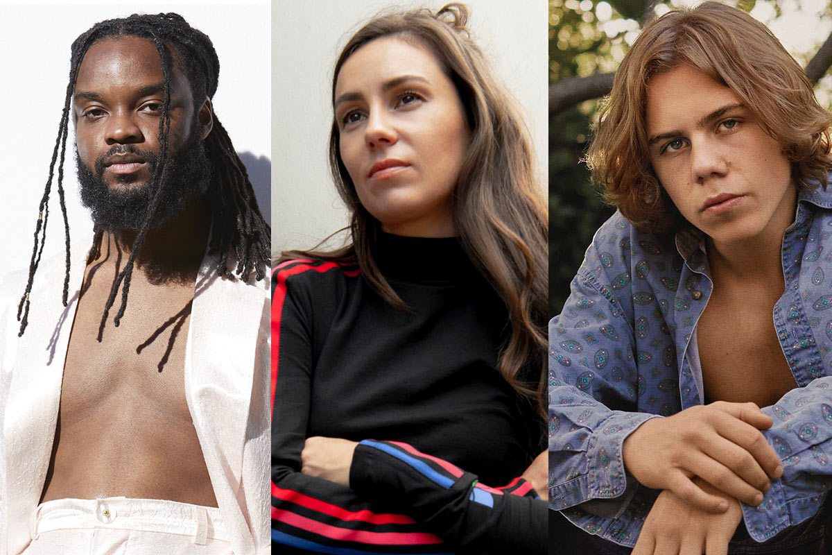 Image of the Sailor Jerry Rolling Stone Australia Awards winners, Genesis Owusu, Amy Shark, and The Kid LAROI