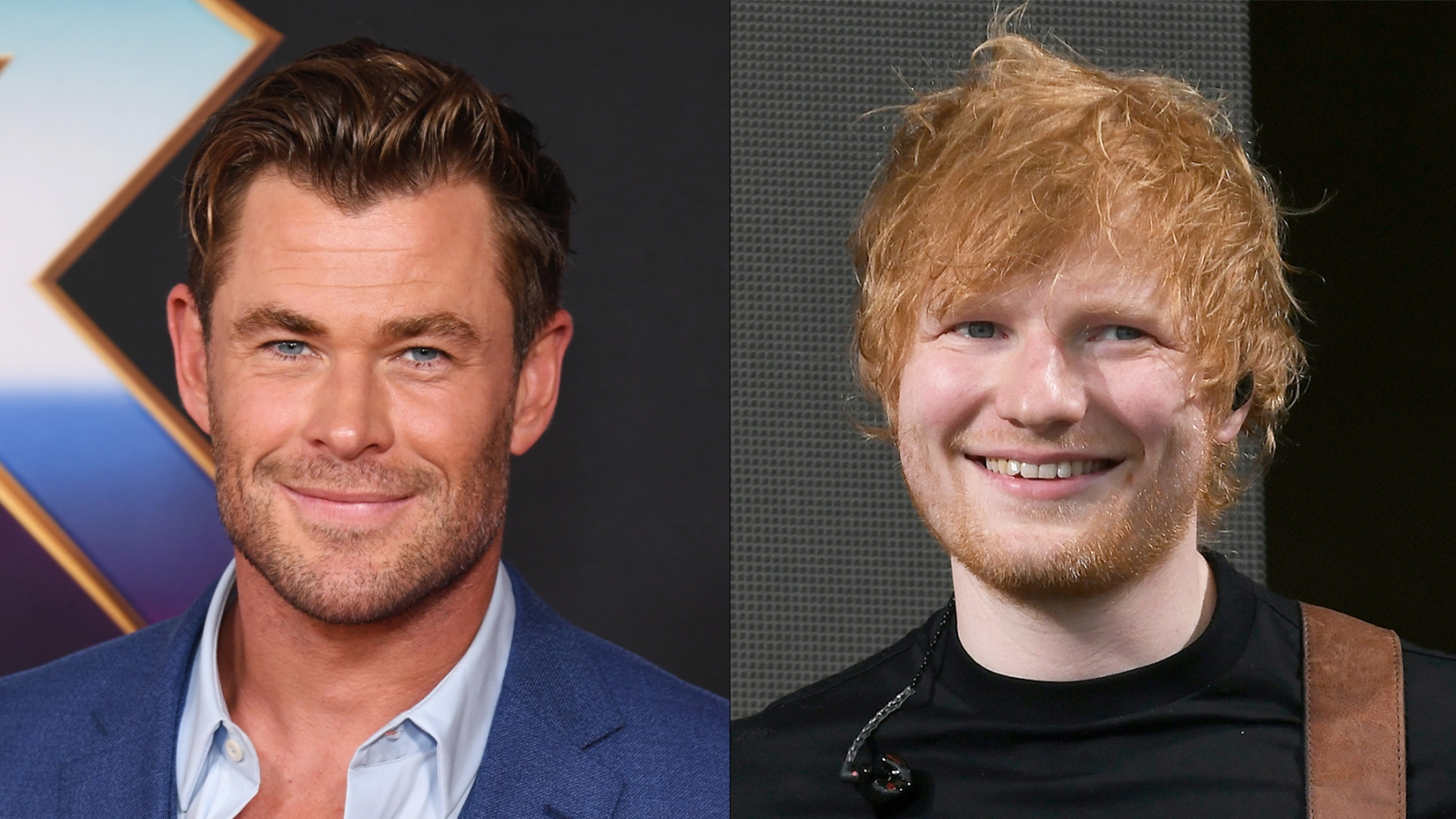 Chris Hemsworth Ed Sheeran