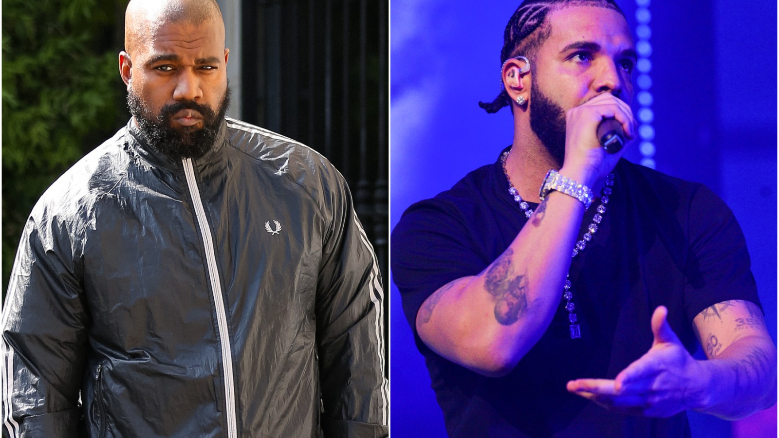 Kanye West and Drake