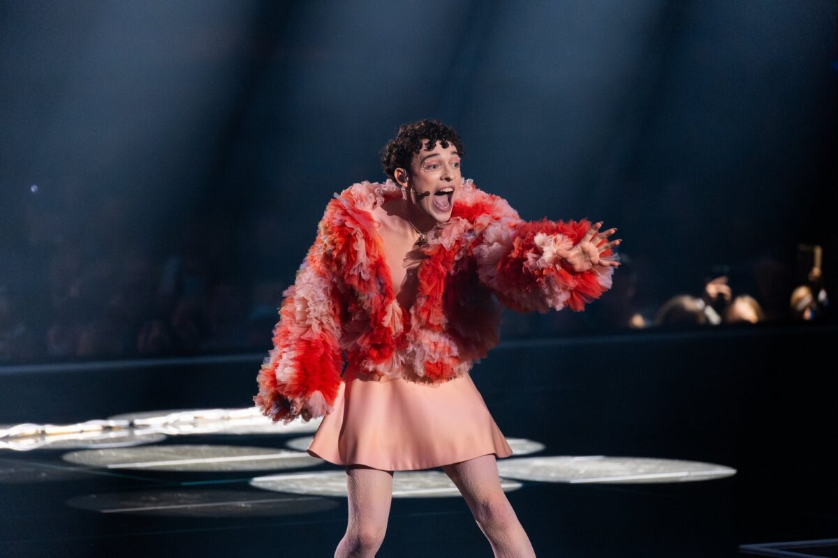 Nemo of Switzerland at Eurovision