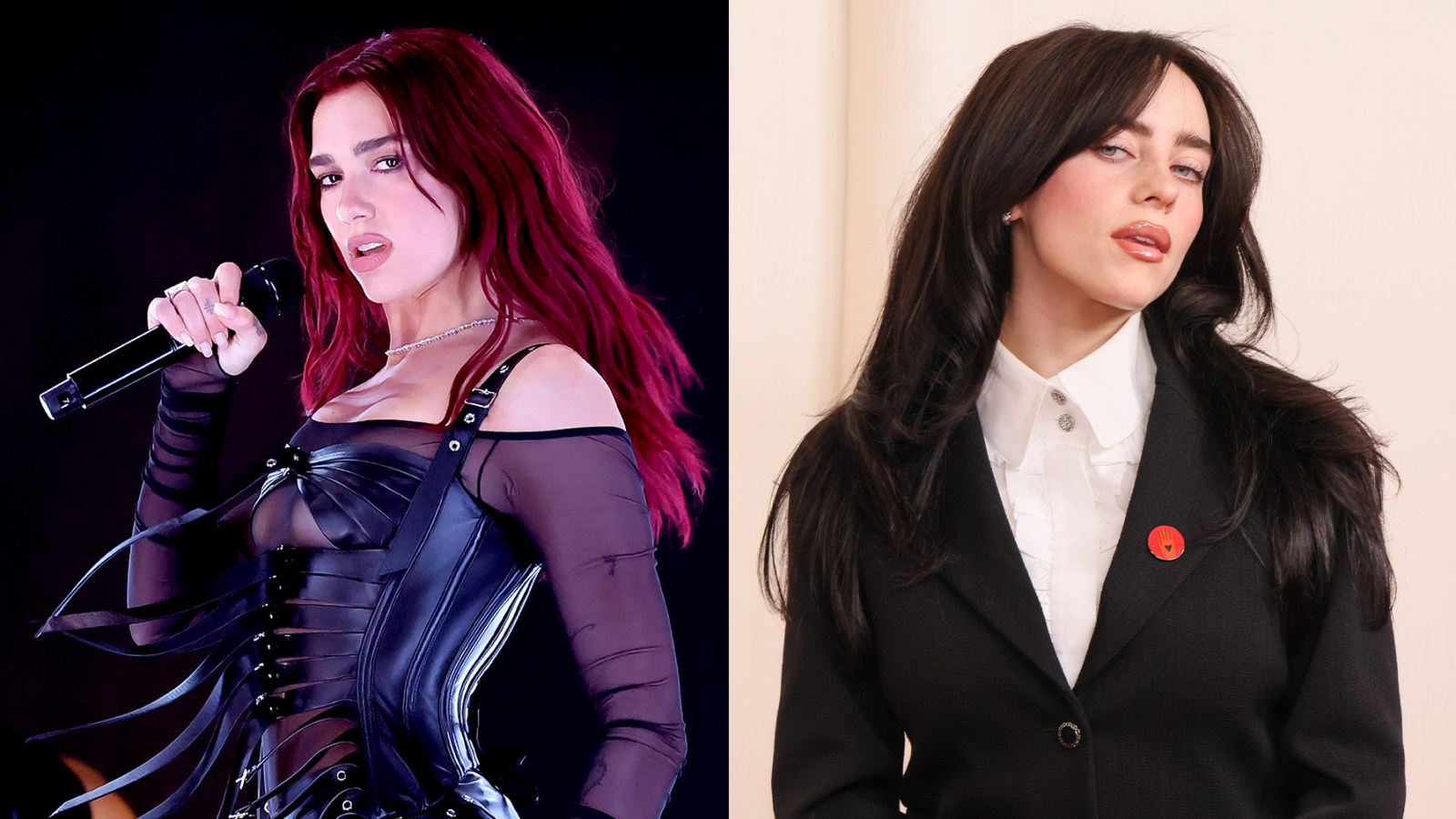 Dua Lipa and Billie Eilish