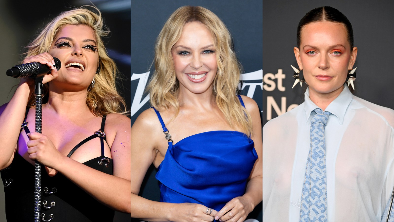 Bebe Rexha, Kylie Minogue and Tove Lo