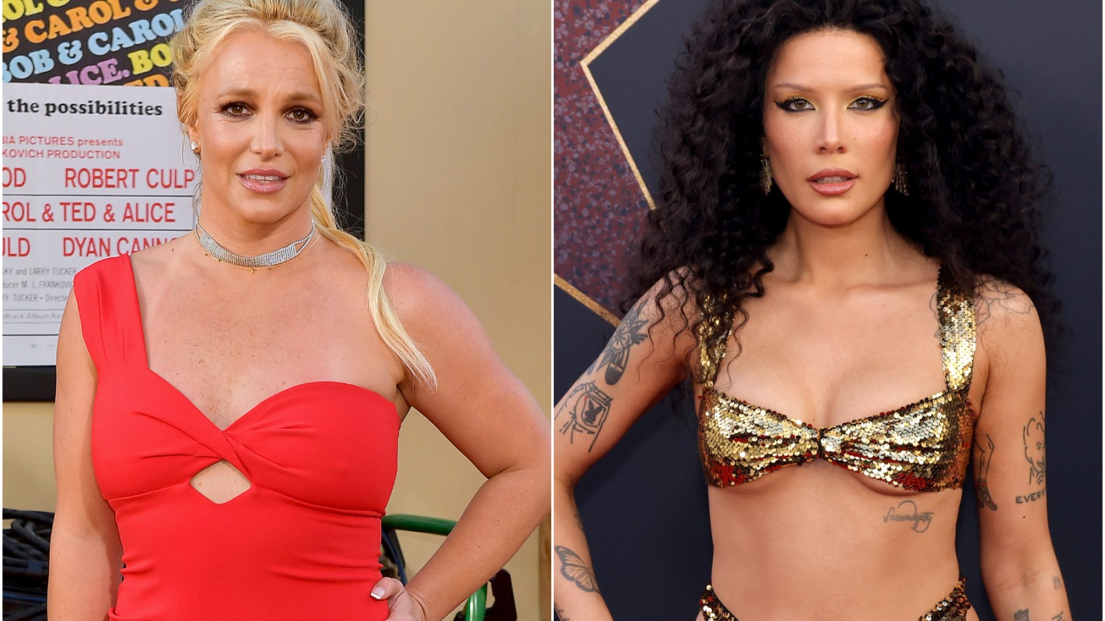 Britney Spears and Halsey