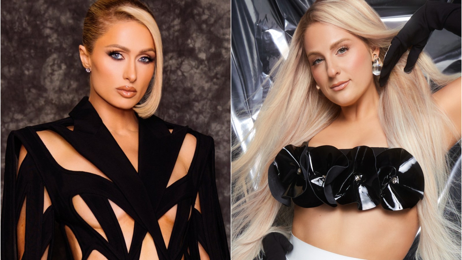 Meghan Trainor and Paris Hilton