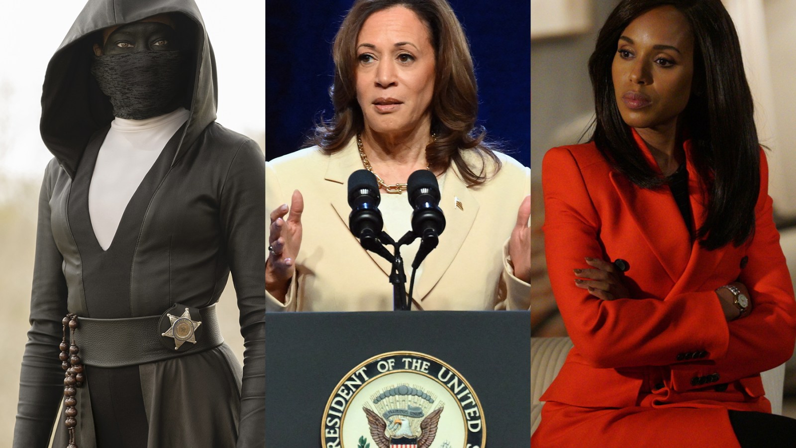 Image of Watchmen, Kamala Harris and Scandal