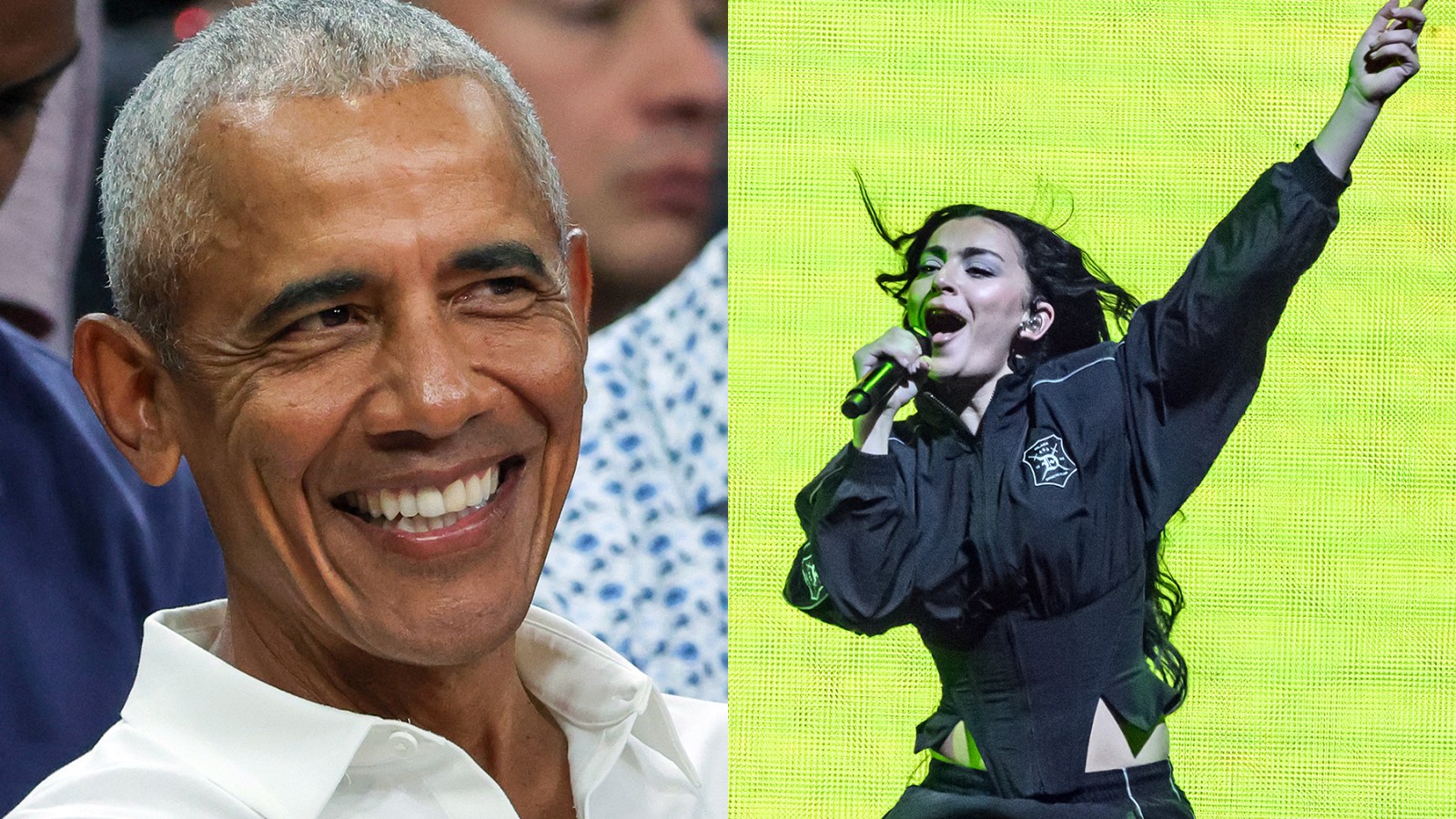 Barack Obama and Charli XCX