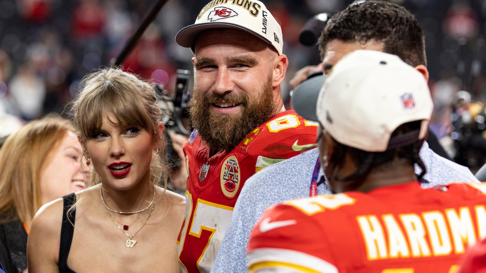 Taylor Swift and Travis Kelce