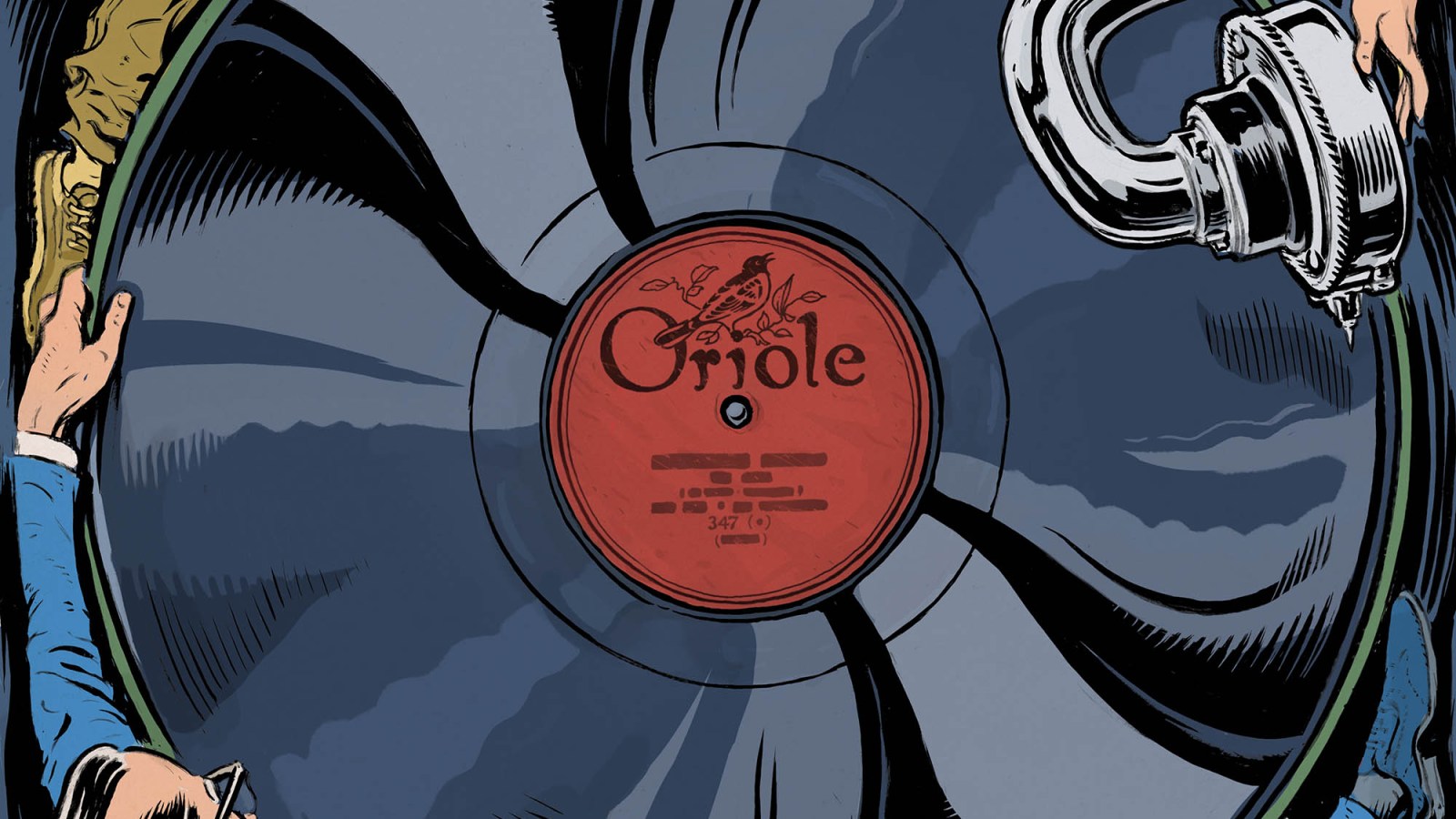 Illustration of vinyl