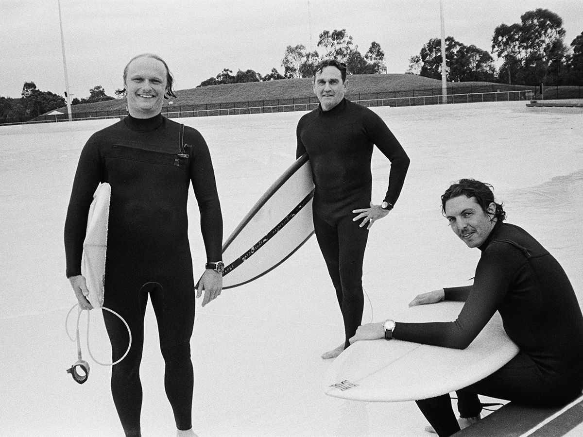 Hockey Dad Surfing