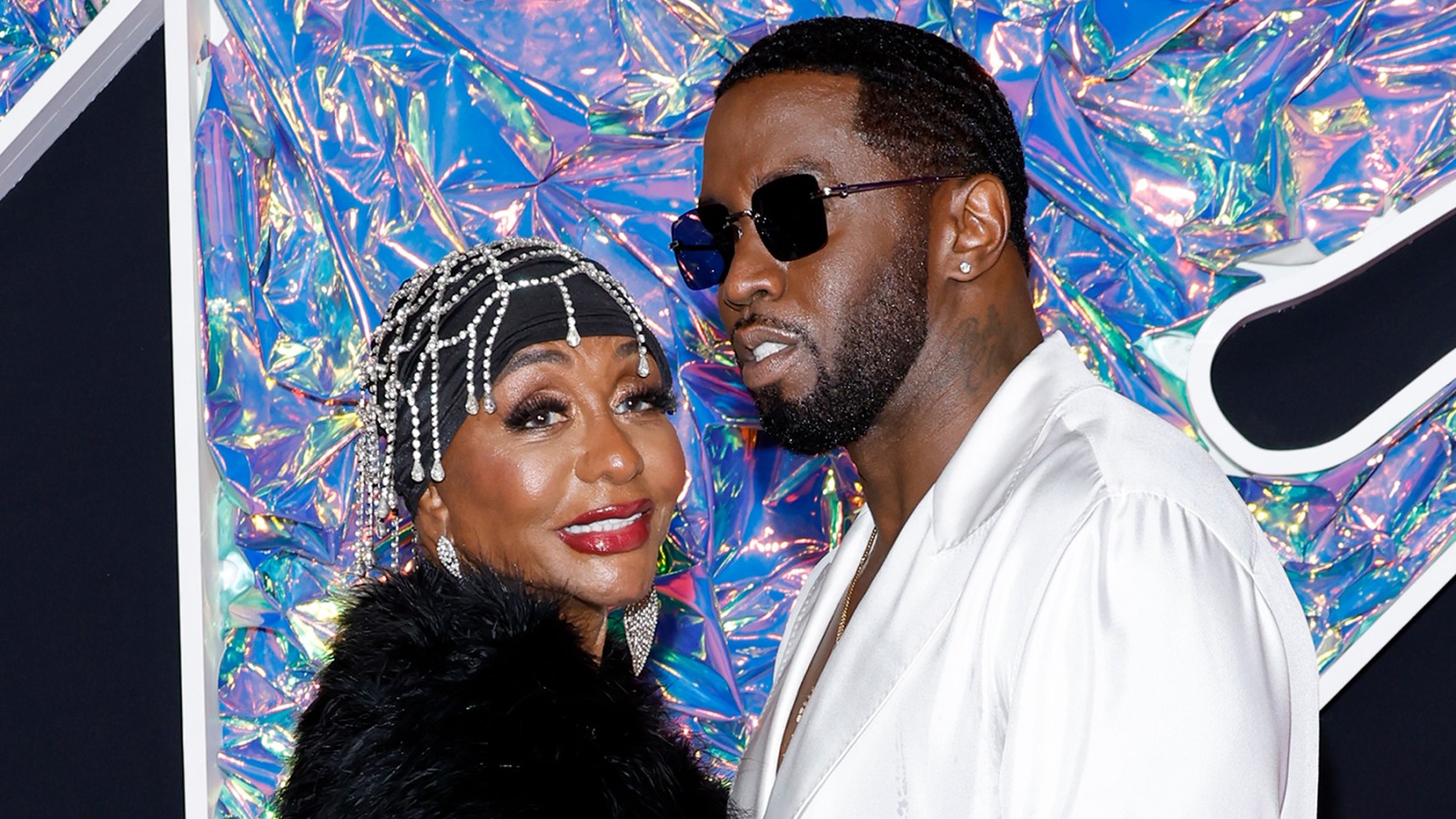 Sean Combs and his mother