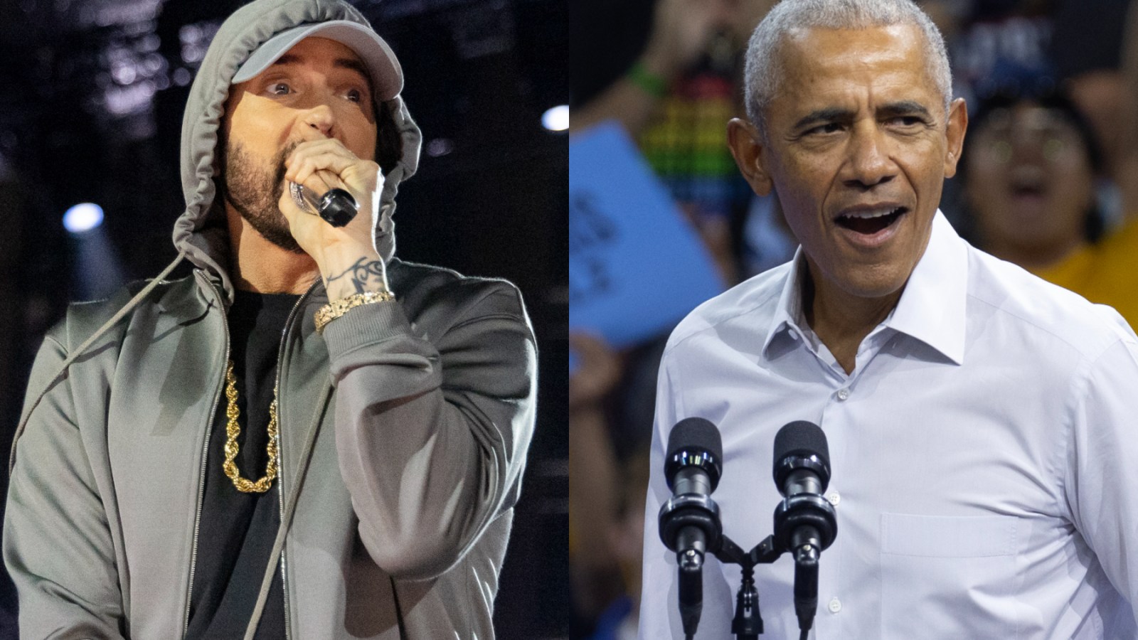 Eminem and Barack Obama