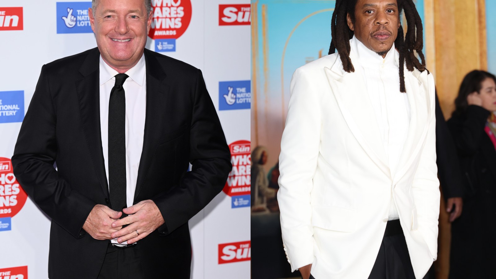 Piers Morgan and Jay-Z