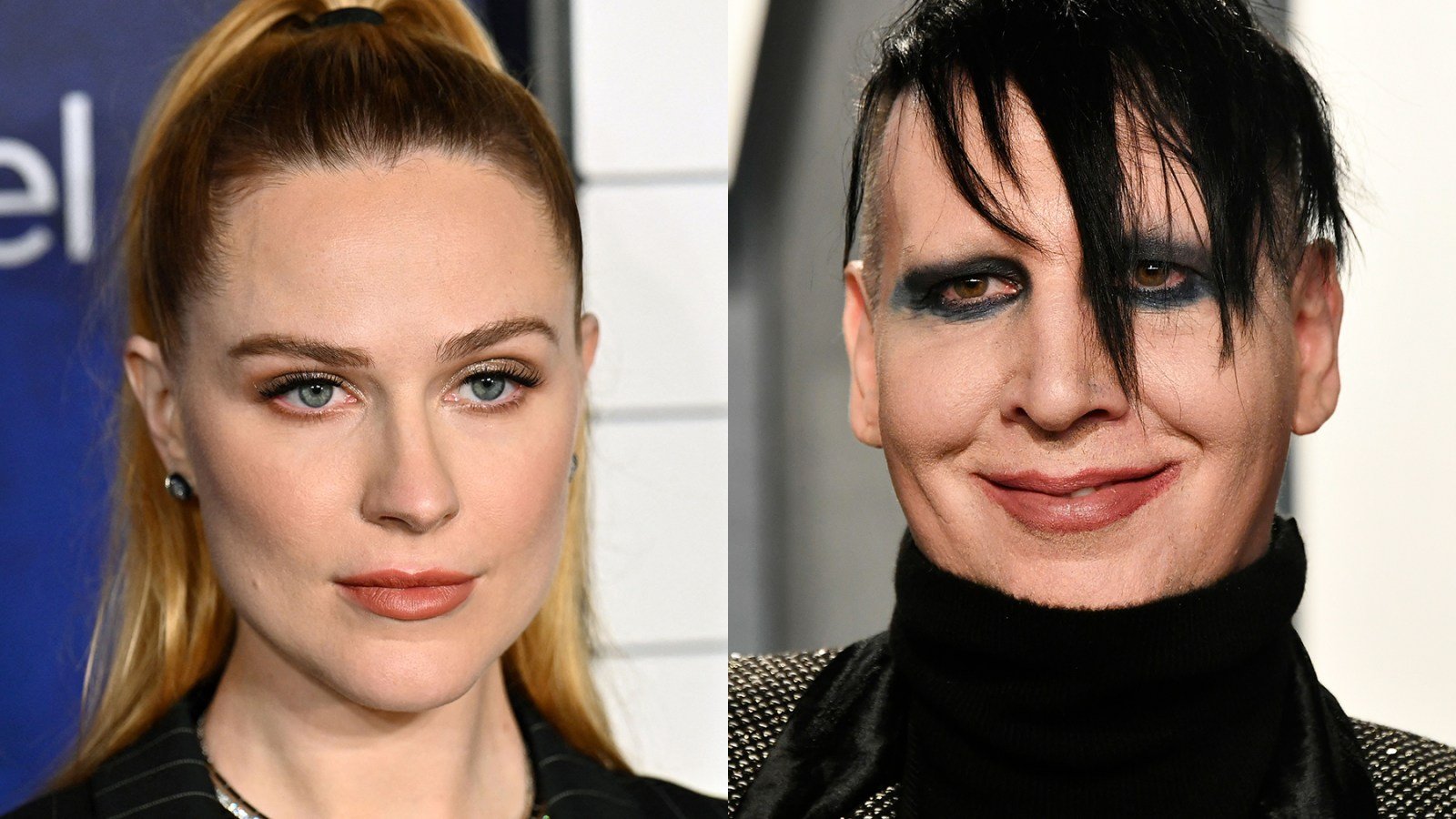 Evan Rachel Wood and Marilyn Manson