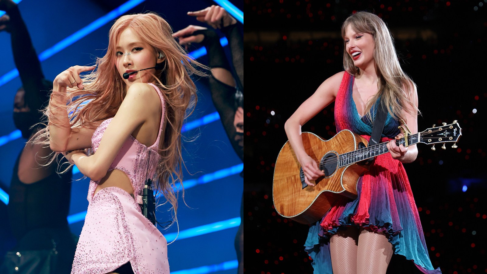 Rosé and Taylor Swift