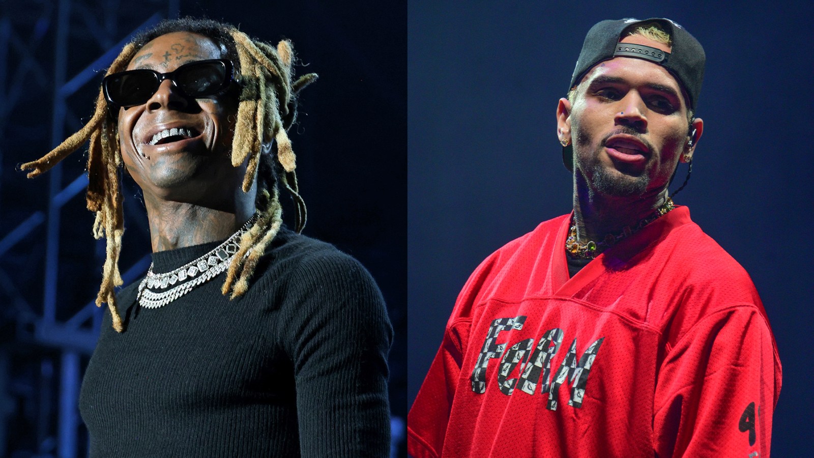 Lil Wayne and Chris Brown