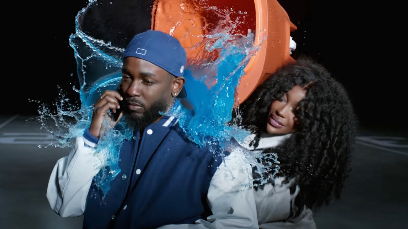 Kendrick Lamar and SZA