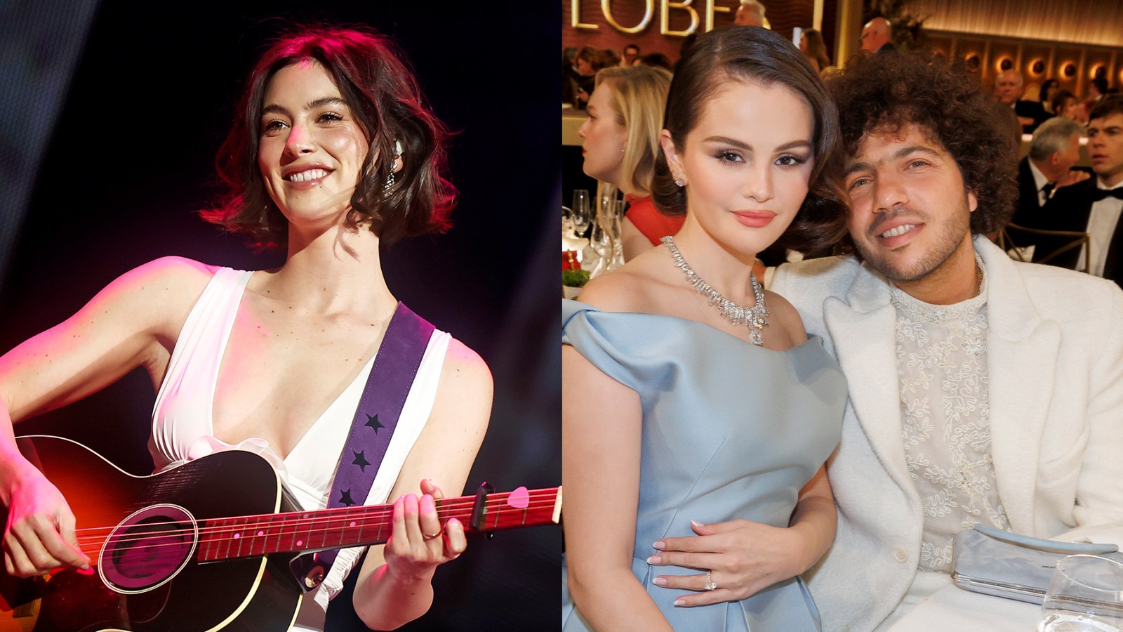 Gracie Abrams and Selena Gomez and Benny Blanco