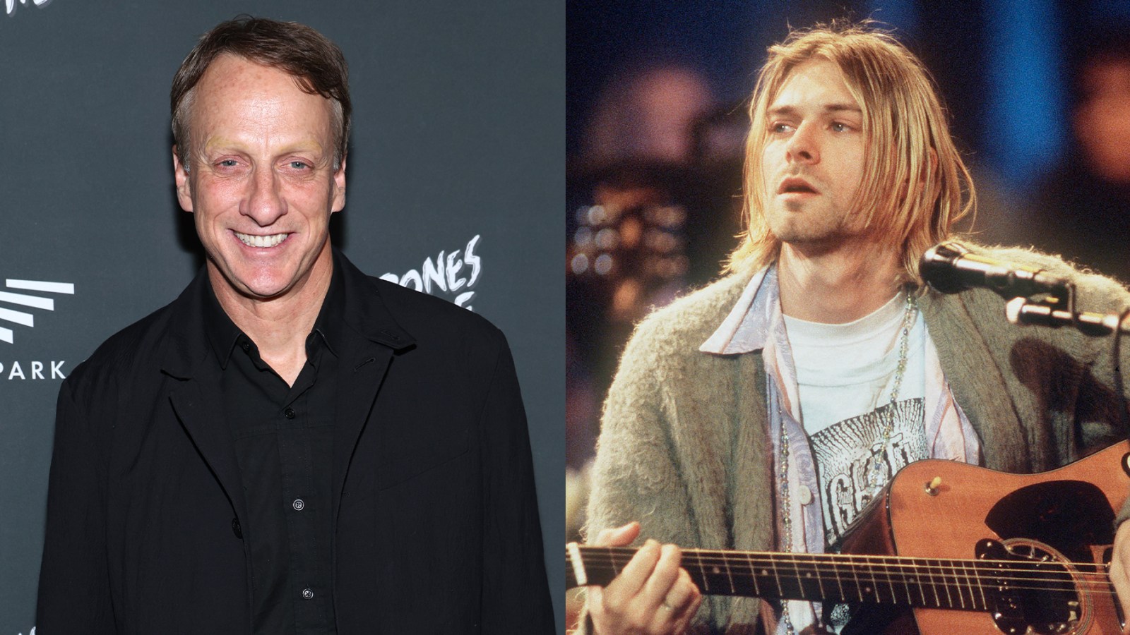 Tony Hawk and Kurt Cobain