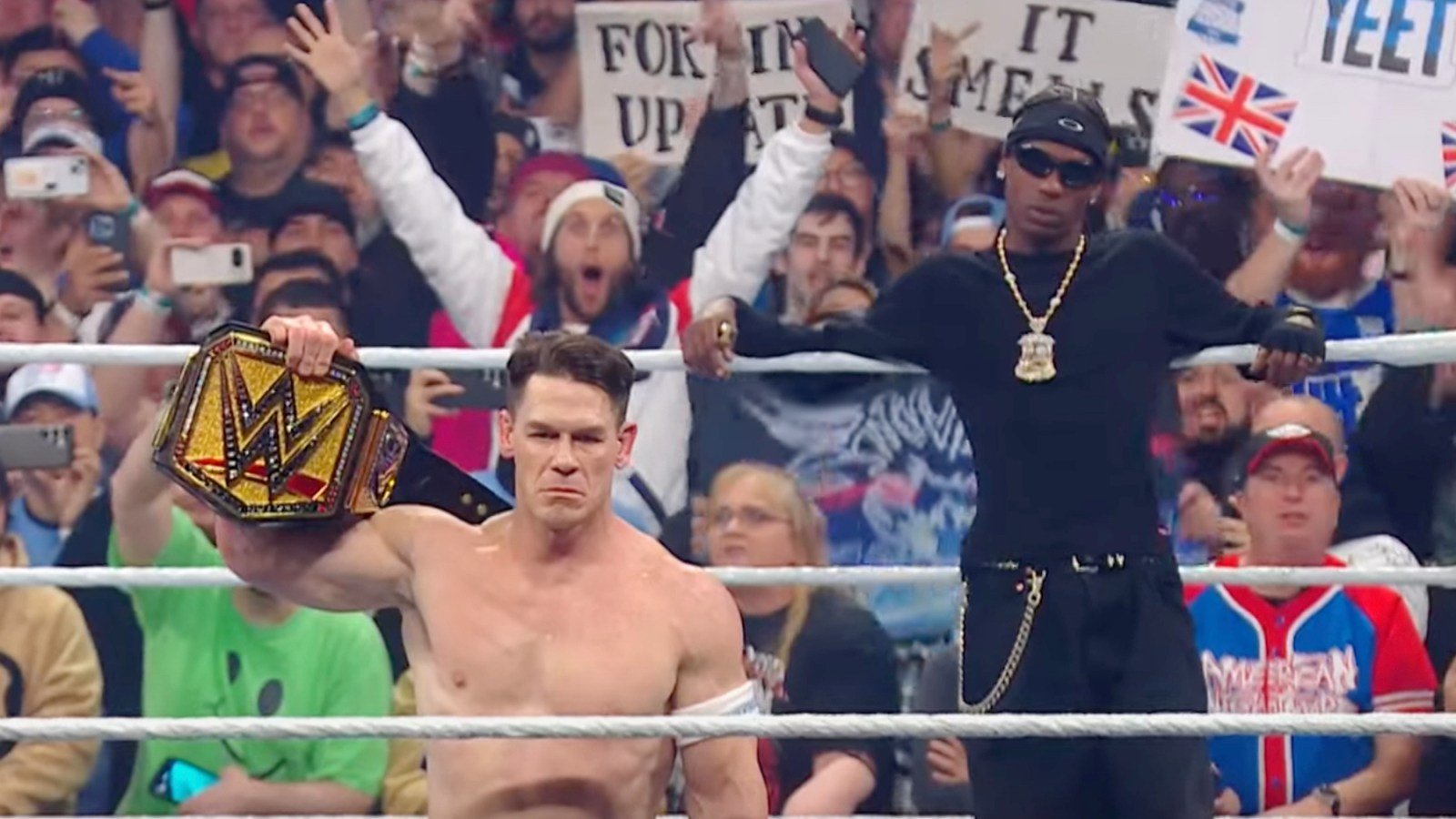 John Cena and Travis Scott