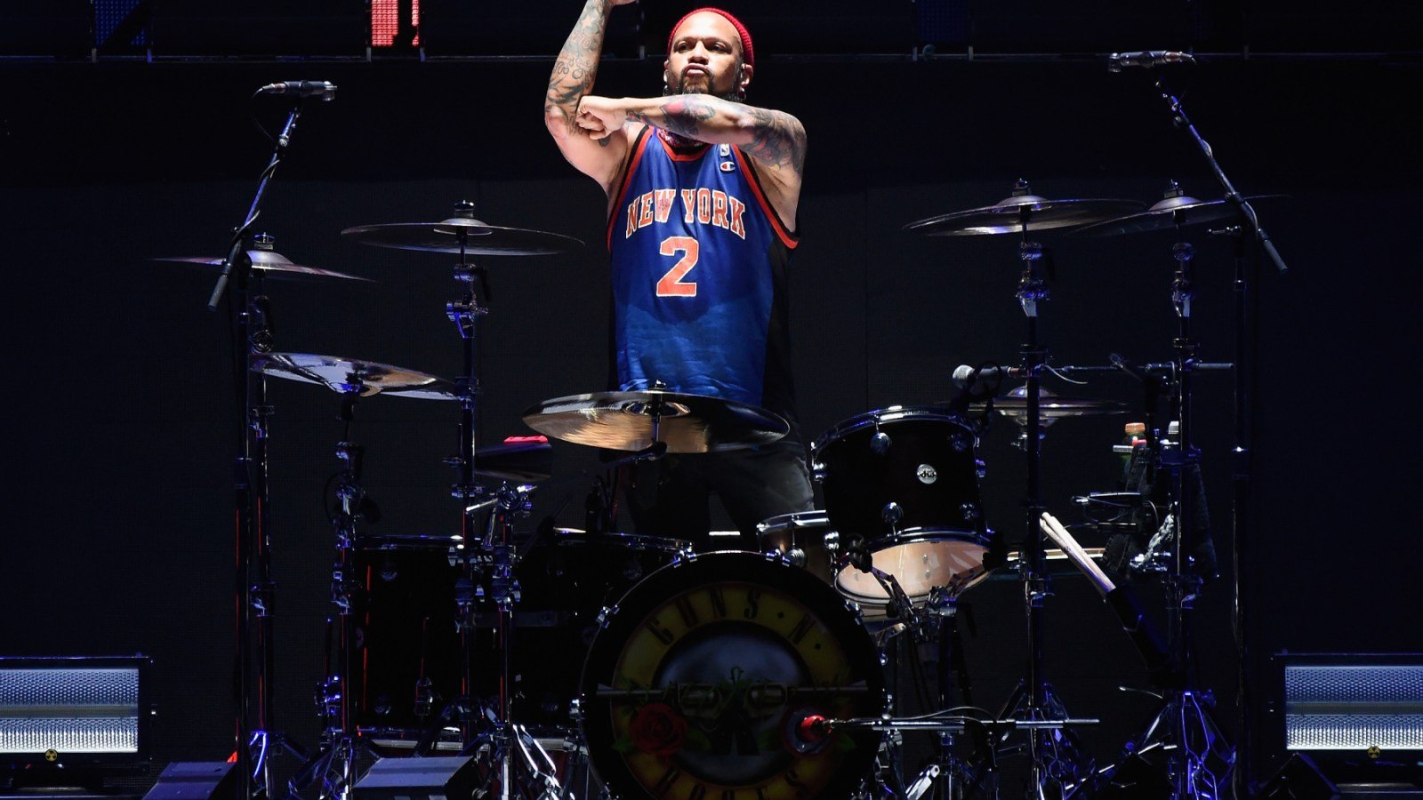Former Guns N' Roses drummer Frank Ferrer