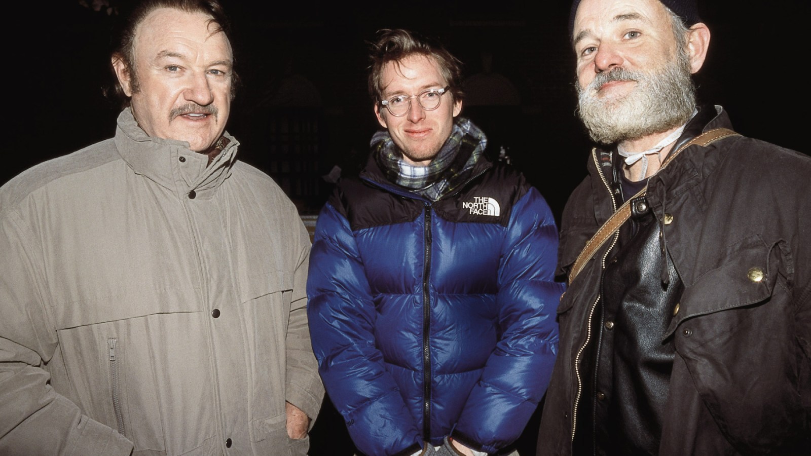 Gene Hackman, Wes Anderson and Bill Murray