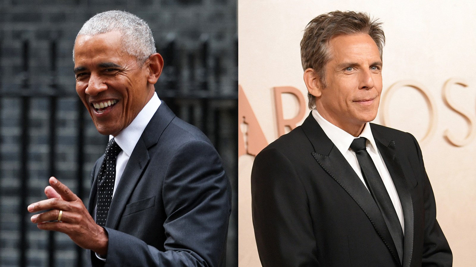 Barack Obama and Ben Stiller