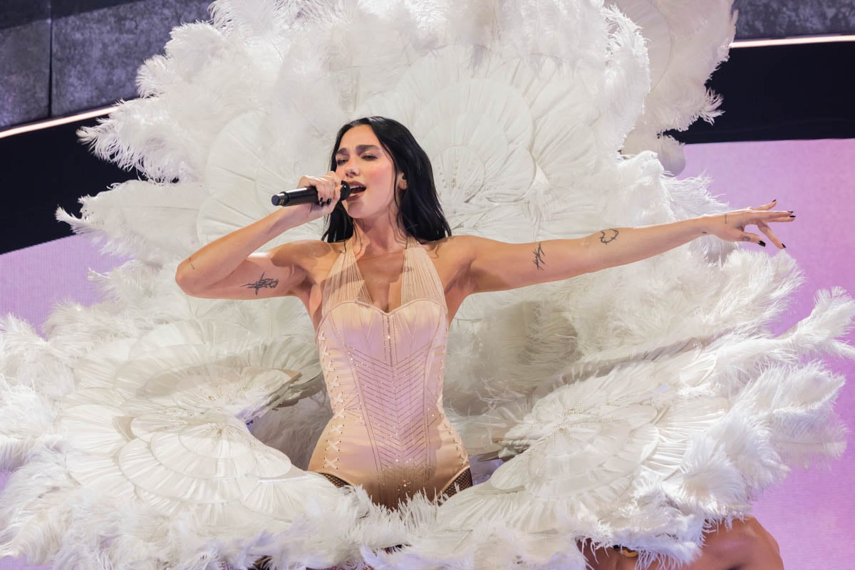 Dua Lipa at Rod Laver Arena, Melbourne