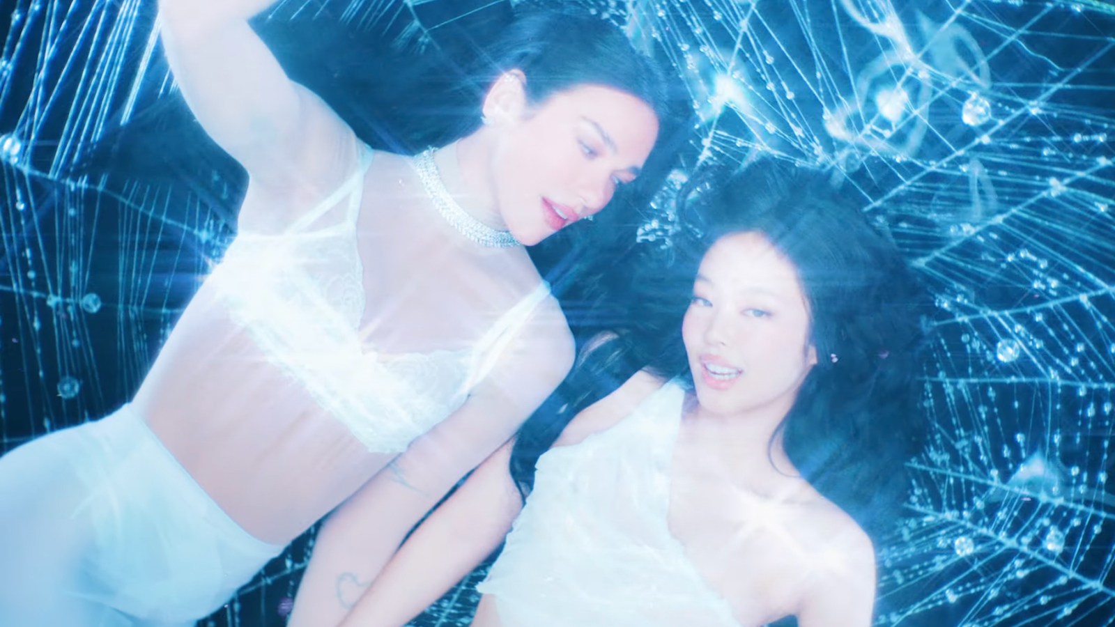 Dua Lipa and Jennie music video