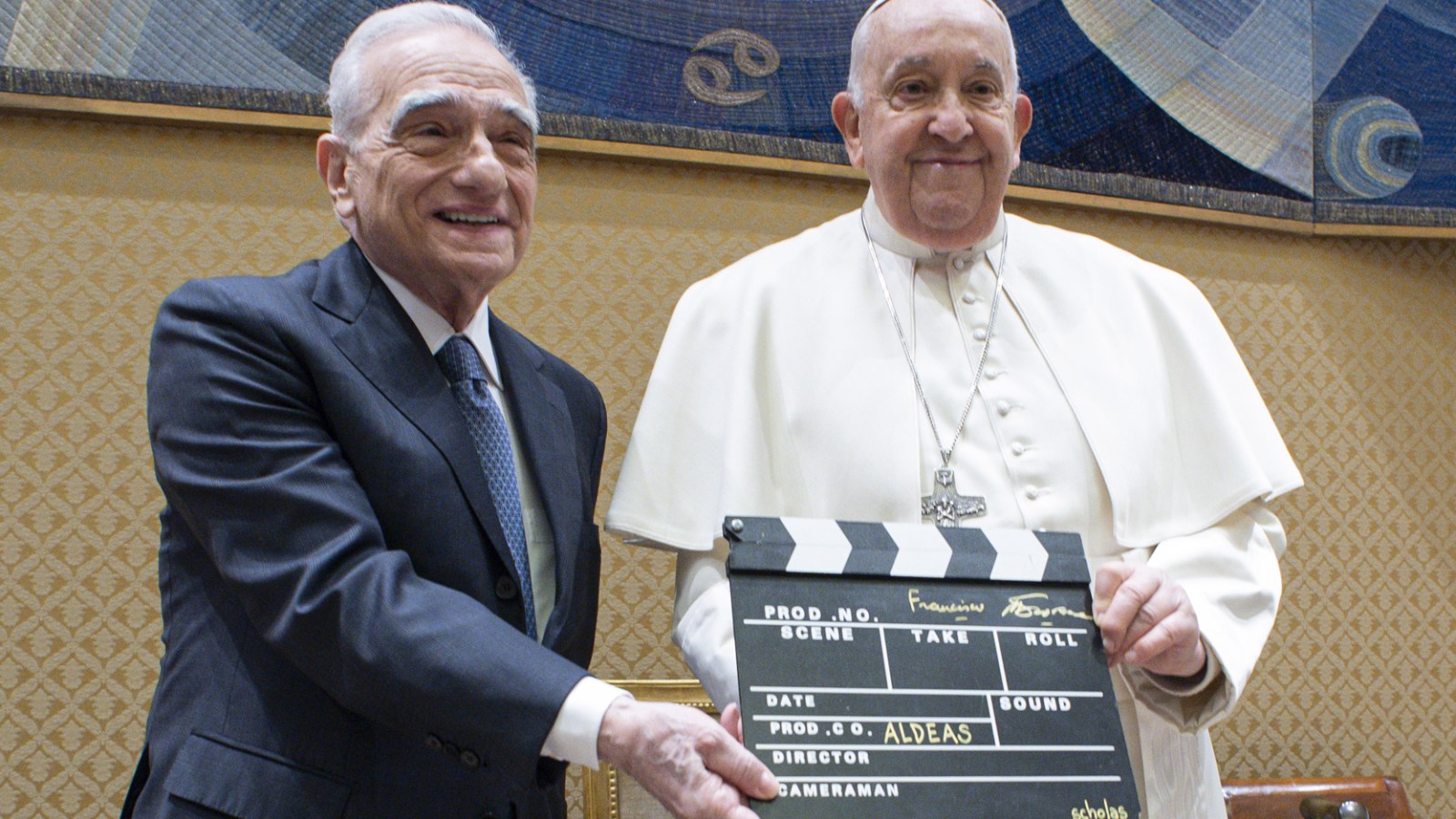 Martin Scorsese and Pope Francis